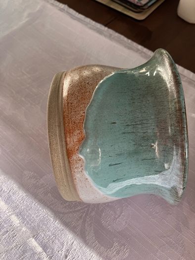 Ceramic glazed pot