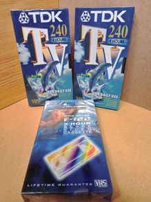 TDK / Mr. Video Blank VHS Cassette Tapes