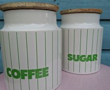 Vintage Hornsea Cannisters x 2