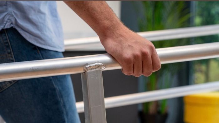 Wheelchair Ramp with Hand Rails