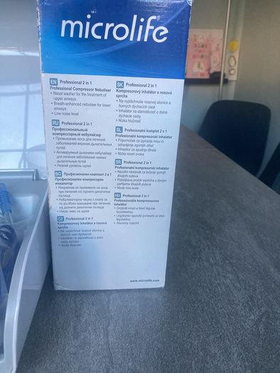 2 in 1 Nebuliser and nasal rinser with storage case