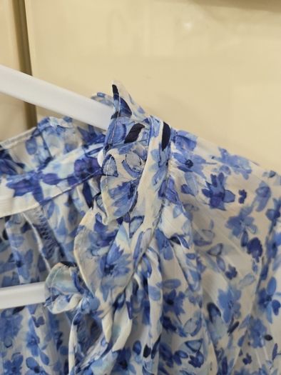 H&M blue blouse uk 8-12