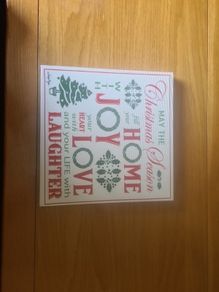Christmas wall hanging