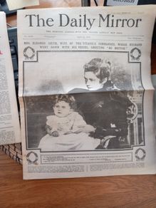 Historic Newspapers, Titanic, 9/11, Diana Death