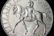 UK 25 New Pence 1977 Elizabeth II Silver Jubilee Crown Coin