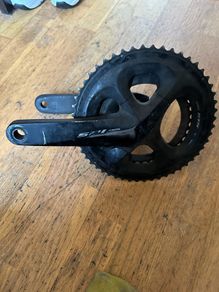 Shimano 11 speed cranks and 2 sets of chainrings (both 52-36) 172.5mm