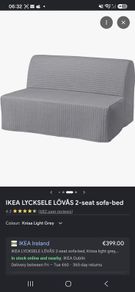 Ikea 2 seats sofa bed