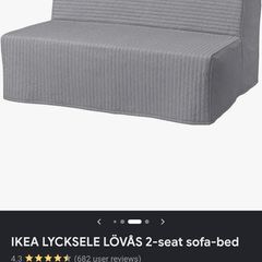 Ikea 2 seats sofa bed