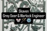 Warhammer Age of Sigmar Skaven Grey Seer and Warlock Engineer