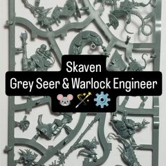 Warhammer Age of Sigmar Skaven Grey Seer and Warlock Engineer