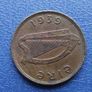 Irish Republic. 1939 Farthing.  Nice condition! Image 2