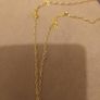 Gold costume heart necklace Image 3