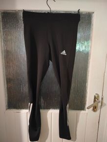 black Adidas Techfit leggings.