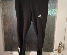 black Adidas Techfit leggings.