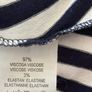 Ladies Navy Striped Dress, Made in Italy Image 4