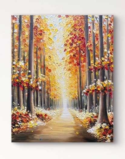 Original oil painting on canvas board