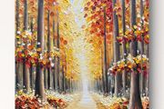 Original oil painting on canvas board