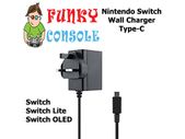 Nintendo Switch Power Supply Cable Wall UK Plug Charger Adapter Switch Lite