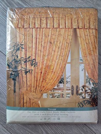 Fully lined curtains