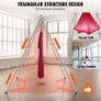 Aerial Yoga Frame & Yoga Hammock, 9.67 ft Height Professional Yoga Swing Stand Comes with 6.6 Yards Aerial Hammock, Max 551.15 lbs Load Capacity Yoga Rig for Indoor Outdoor Aerial Yoga Image 4