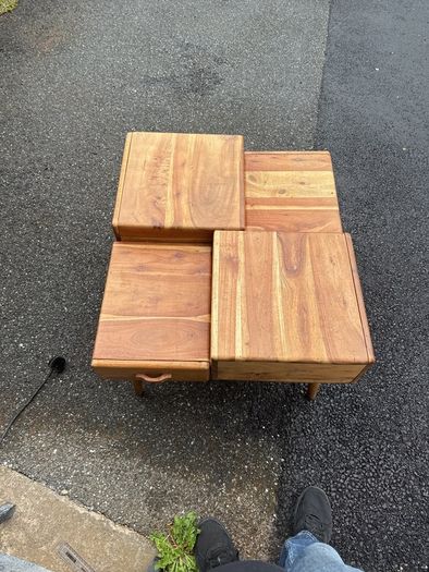 hardwood coffee table