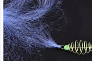 1pc Spring Shoal Fishing Net with Night Luminous Bead Ball Solid Ring Fishing Connector For Freshwater Fishing Tackle Supplies