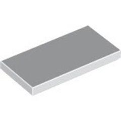 50x Lego 2x4 white tiles