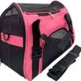 Pet Carrier Bag, Airline Approved Duffle Bags, Pet Travel Portable Bag Home for Little Dogs, Cats and Puppies, Small Animals (M, Pink) (FREE SHIPPING) Image 5