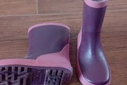 wellies purple pink size 10