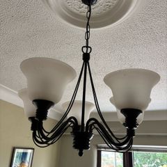 ceiling light and wall lights set