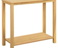 Garden Console Table 80x35x75 cm Solid Acacia Wood