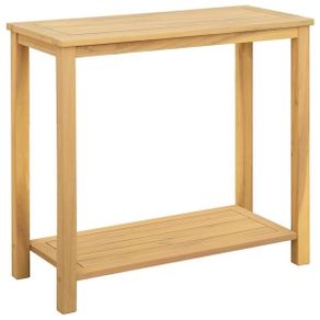 Garden Console Table 80x35x75 cm Solid Acacia Wood