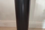 Vitreous enamel flue pipe black matt