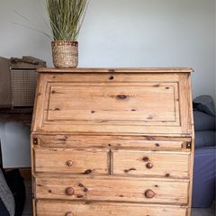 Solid Pine Secretary Desk by Ducal "Victoria"