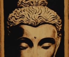 Pyrography Buddha