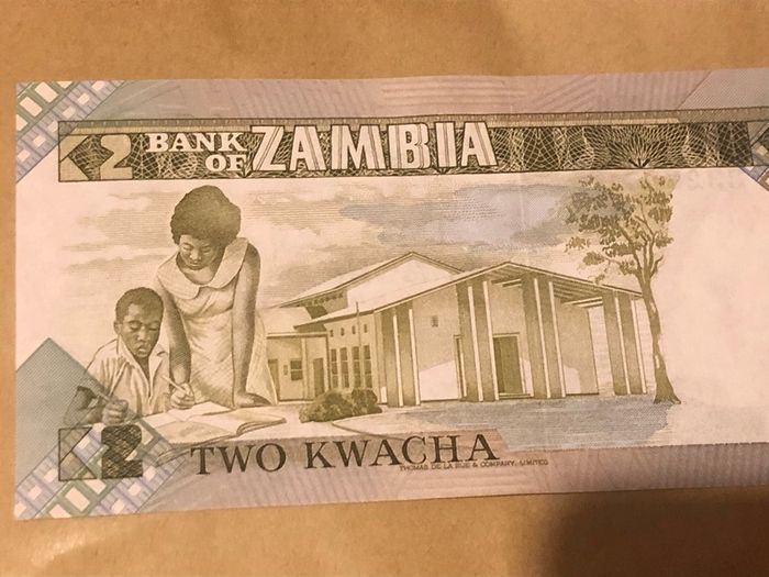 2 Kwacha Zambia UNC