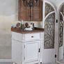 Rustic Wall Lamp  Vintage Country House Style, 3-Light Wood and Metal Image 3