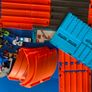 Hot Wheels Track Builder Race Crate with some cars Image 5