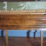 Victorian " Tiger  mahogany " piano stool Image 8