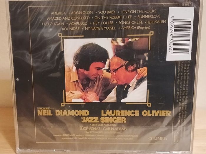 Neil Diamond Jazz Singer CD Album