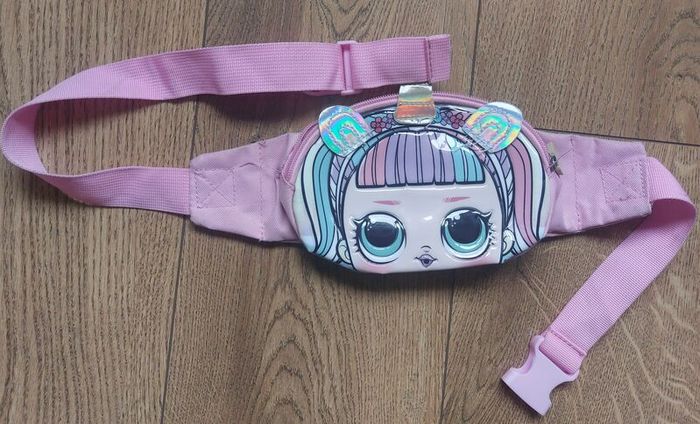 girls pink bum bag