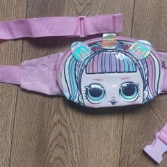 girls pink bum bag