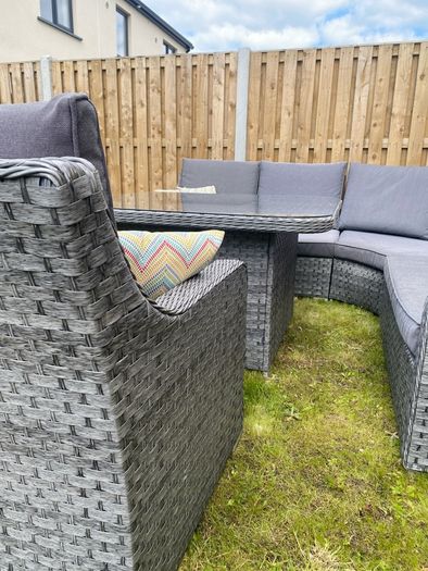 Vancouver Rattan Corner Sofa Dining Set