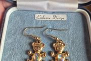 Vintage Teddy Bear Earrings