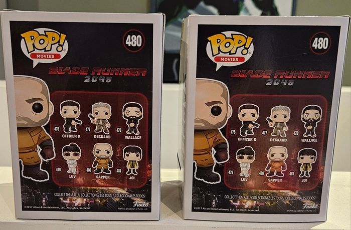 Blade Runner 2049 Set of 7 Funko Pop Vinyl Figures