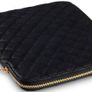 New Ipad 3 / 2 Alesha Quilted Leather Case Cover REDUCED  Black , Cream By Covert Image 4