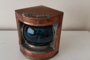 Vintage Miniature Copper Starboard Ship Lantern