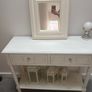 Hall table set with mirror and lanterns Image 2
