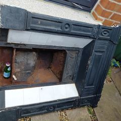 cast iron fireplace