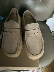 Zara&Clarks real suede moccasins, new, uk7